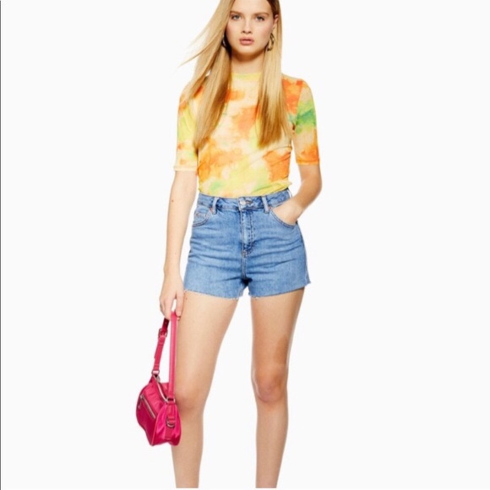 TopShop Moto Mom Jean Shorts